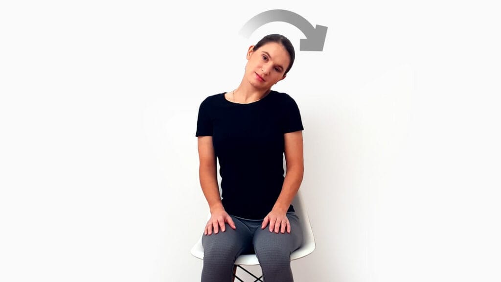 Stranski nagib vratu korak 1