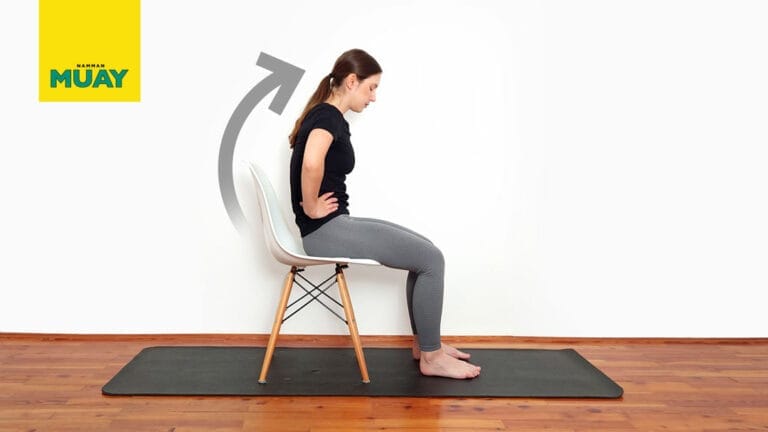 Nagib medenice v sedečem položaju